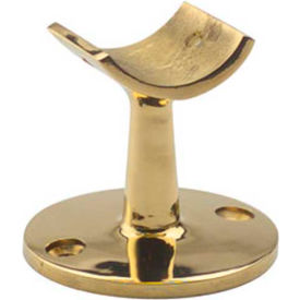 Lavi Industries 00-341/2 Lavi Industries, Saddle Post, for 2" Tubing, Polished Brass image.