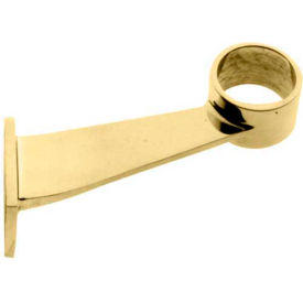 Lavi Industries 00-406/2 Lavi Industries, Contemporary Bracket, for 2" Tubing, Polished Brass image.