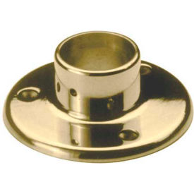 Lavi Industries 00-512/1H Lavi Industries, Flange, Floor, for 1.5" Tubing, Polished Brass image.
