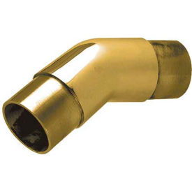 Lavi Industries 00-730A/2 Lavi Industries, Flush Angle Fitting, 147 Degree, for 2" Tubing, Polished Brass image.