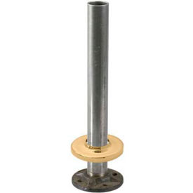 Lavi Industries 00-B/1H Lavi Industries, Steel Flange and Steel Insert, for 1.5" Tubing, w/Polished Brass Canopy image.
