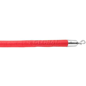 Lavi Industries 40-167/RD/6 Lavi Industries Foam Core Rope, 6L Red Rope With Hooks image.