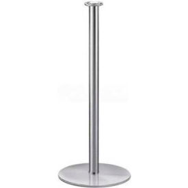 Lavi Industries 40-2030 Lavi Industries Tempo Portable Queueing Post, 35"H Polished Stainless Steel Post image.