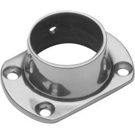 Lavi Industries 40-511/1H Lavi Industries, Flange, Wall, Cut, for 1.5" Tubing, Polished Stainless Steel image.