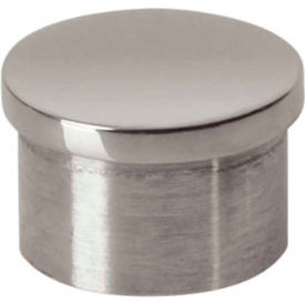 Lavi Industries 40-600/1 Lavi Industries, End Cap, Flush, for 1" Tubing, Polished Stainless Steel image.