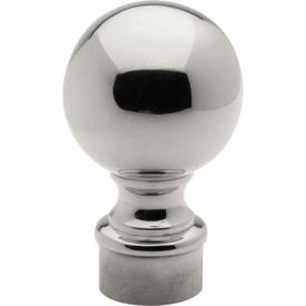 Lavi Industries 40-604/1H Lavi Industries, Ball Finial, for 1.5" Tubing, Polished Stainless Steel image.