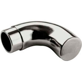Lavi Industries 40-608/1H Lavi Industries, Radius Wall Return, for 1.5" Tubing, Polished Stainless Steel image.