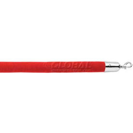 Lavi Industries 40-930161/4CD Lavi Industries 4L Cardinal Velour Rope With Polished S/S Hooks image.