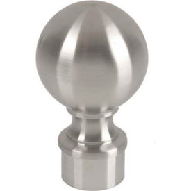 Lavi Industries 44-604/1H Lavi Industries, Ball Finial, for 1.5" Tubing, Satin Stainless Steel image.