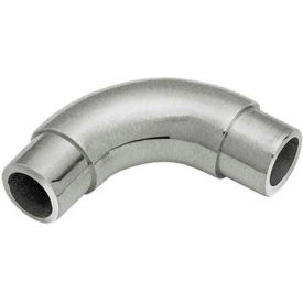 Lavi Industries 44-731/1 Lavi Industries, Flush Elbow Fitting, Radius, for 1" Tubing, Satin Stainless Steel image.