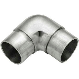 Lavi Industries 44-732/2 Lavi Industries, Flush Elbow Fitting, for 2" Tubing, Satin Stainless Steel image.