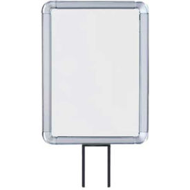 Lavi Industries, Vertical Fixed Sign Frame, 50-1141F7V-S/CL, 8.5 Lavi Industries, Vertical Fixed Sign Frame, 50-1141F7V-S/CL, 8.5