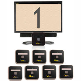 Lavi Industries 95-QTPNP108/32/BG QtracCF® Plug and Play, 32" LCD Beige & Gray Display, 8 Remotes image.