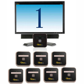 Lavi Industries 95-QTPNP108/32/CB QtracCF® Plug and Play, 32" LCD Cool Blue Display, 8 Remotes image.