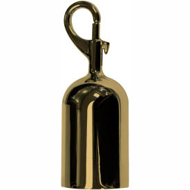 Lawrence Metal Prod. Inc ROPEEND-SNAP-2P Tensator Rope End Snap Polished Brass image.