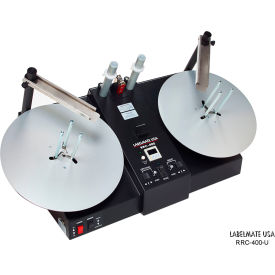 Labelmate USA Large-Form Ultrasonic Reel-To-Reel Counter w/ 2 Adj Core-Holder For Up To 16"" Roll Dia