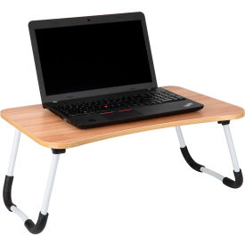 Mind Reader Freestanding Foldable Lap Desk, Beige