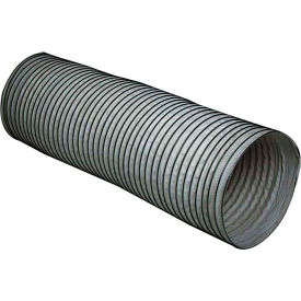 L.B. White Co., Inc. 30052 LB White® 12" X 25 Gray Ducting , Fire Retardant, Gray w/ Clamp For All Foreman image.