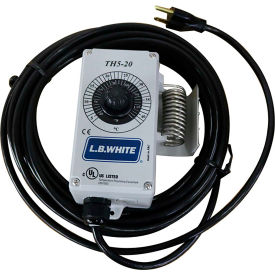 L.B. White Co., Inc. 30125 LB White® Thermostat For Foreman 4X with 25 Cord image.