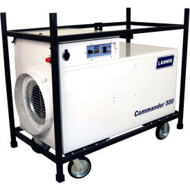 L.B. White® Commander™ Make-Up Air Portable Gas Heater LP/NG 120V 500000 BTU