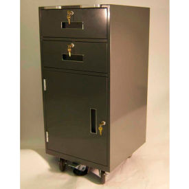 Fenco Bus Teller Pedestal Cabinet 204-BC-18-L-I - 2 Drawers Over Door 18 Fenco Bus Teller Pedestal Cabinet 204-BC-18-L-I - 2 Drawers Over Door 18