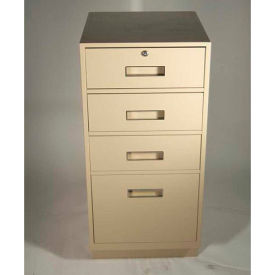 Fenco Teller Pedestal Cabinet 212-A - 3 Drawers 1 Legal Drawer 18