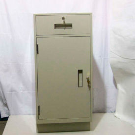 Fenco Teller Pedestal Cabinet S-203R-B - 1 Drawer Right Hinged Door 19 Fenco Teller Pedestal Cabinet S-203R-B - 1 Drawer Right Hinged Door 19