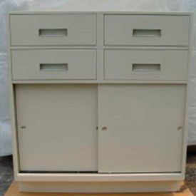 Fenco Teller Pedestal Cabinet S-254-A - 3 Drawers & 1 Legal Drawer 37 Fenco Teller Pedestal Cabinet S-254-A - 3 Drawers & 1 Legal Drawer 37