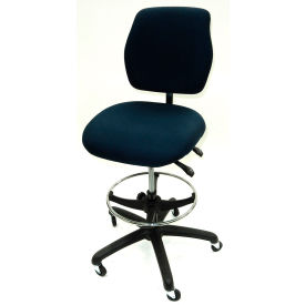 Lds Industries Llc 1010552 ShopSol Workbench Chair - Fabric - Blue image.