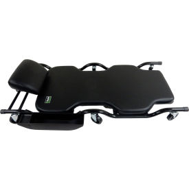 Lds Industries Llc 1010903 Shopsol™ Heavy-Duty Creeper w/ Adjustable Headrest & 20" Wide Bed, 500 lb. Capacity, Black image.