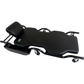 Lds Industries Llc 1010930 Shopsol™ Heavy-Duty Creeper w/ Adj. Headrest & 20" Wide Bed & Parts Tray, 500 lb. Cap., Black image.
