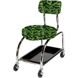 ShopSol Heavy Duty Mechanics Tool Trolley with Dual Bar Backrest 450 lb. Cap. Black/Chrome 