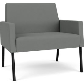 Lesro Mystic Lounge Bariatric Chair Black Frame Open House Asteroid Fabric 