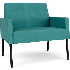 Lesro Mystic Lounge Bariatric Chair Black Frame Patriot Plus Sea Vinyl 