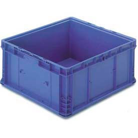 Lewis Bins NXO2422-11-BL ORBIS Stakpak NXO2422-11 Modular Straight Wall Container, 24"L x 22-1/2"W x 10-29/32"H, Blue image.