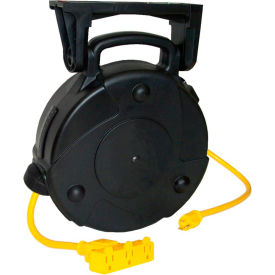 Lind Equipment 8040-T Lind Equipment 8040-T 40 12/3 SJTW Cable Reel, 15A Triple Outlet image.