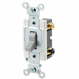 Leviton Mfg Co., Inc 1224-S Leviton 1224-S 20a, 120/277v, 4-Way Ac Quiet Switch, Grounding, Brown image.