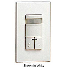 Leviton Mfg Co., Inc ODS0D-IDG Leviton Ods0d-Idg Dual-Relay, Decora Passive Infrared Wall Switch Occupancy Sensor, Gray image.