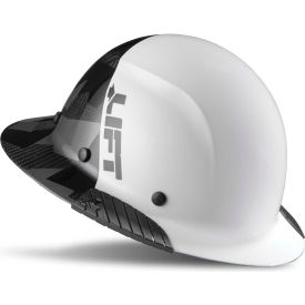 Lift Safety HDF50C-20CK Lift Safety DAX Carbon Fiber Full Brim 50-50, White/Black Camo image.