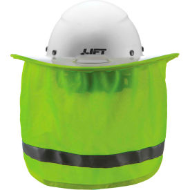Lift Safety HDSC-20HV Lift Safety DAX Sunshade For Cap, Hi Viz Yellow image.