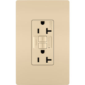 Legrand Home Systems 2097I Legrand® Radiant® Self Test Receptacle, 20A, Ivory image.