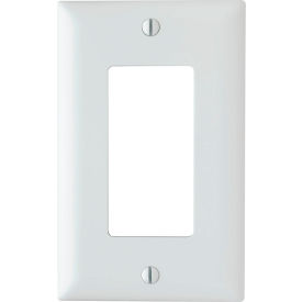 Legrand Home Systems TP26W Legrand® Trademaster® Thermoplastic Decorator Wall Plate W/ One Gang, White image.