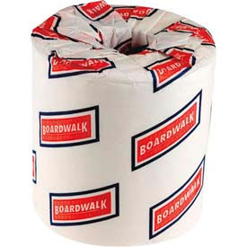 United Stationers Supply BWK6145 2-Ply Standard Bathroom Tissue 4" x 3", White 500 Sheets/Roll, 96 Rolls/Case - BWK6145 image.