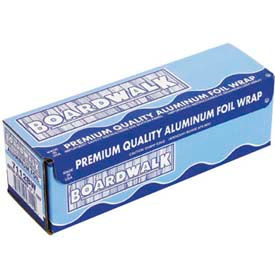 Lagasse, Inc. BWK 7112 Premium Quality Aluminum Foil Roll, 12"X 1000 Ft, 16 Micron Thickness, Silver, 1 roll image.