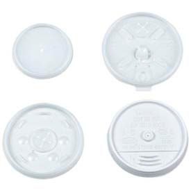 Lagasse, Inc. DCC 4JL Dart® Plastic Lids, Fits 4oz. Cups, Translucent, 1000 ct image.