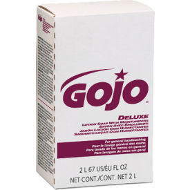 United Stationers Supply GOJ2217 Gojo NXT Deluxe Lotion Soap W/ Moisturizers Refill Floral, 2000mL 4/Case - GOJ2217 image.