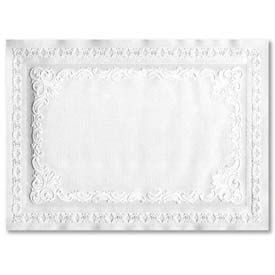 Hoffmaster HFM601SE1014, Classic Embossed Placemats , White, 1000/Carton