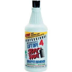 United Stationers Supply MOT41103 Lift Off #4 Spray Paint & Graffiti Remover, 32 oz. Bottle, 6 Bottles - 41103 image.