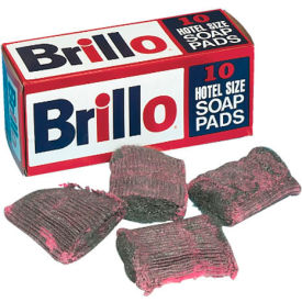 United Stationers Supply PUXW240000CT Brillo Steel Wool Soap Pad, 120 Pads - W240000 image.