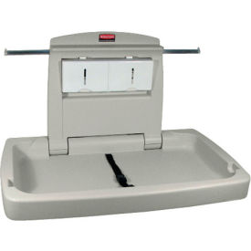 Rubbermaid Commercial Products FG781888LPLAT Rubbermaid® Horizontal Baby Changing Station - FG781888LPLAT image.